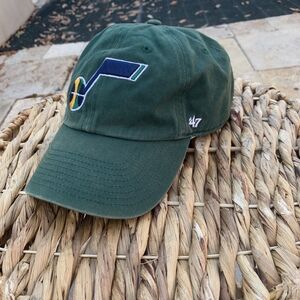 47' Brand Vintage Utah Jazz Team Embroidered Logo Cap